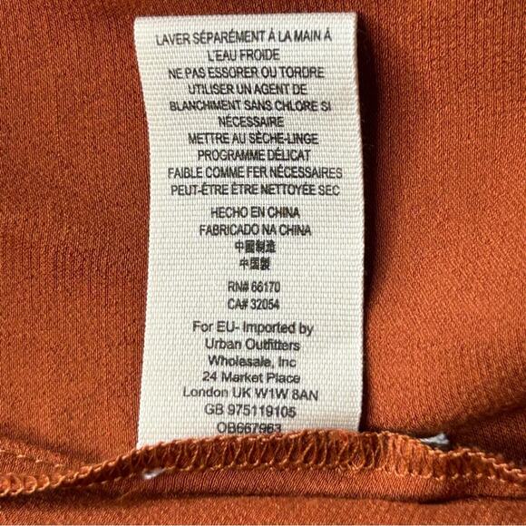 Free People Love and Feeling Midi Dress Copper Large NWT - Picture 12 of 14